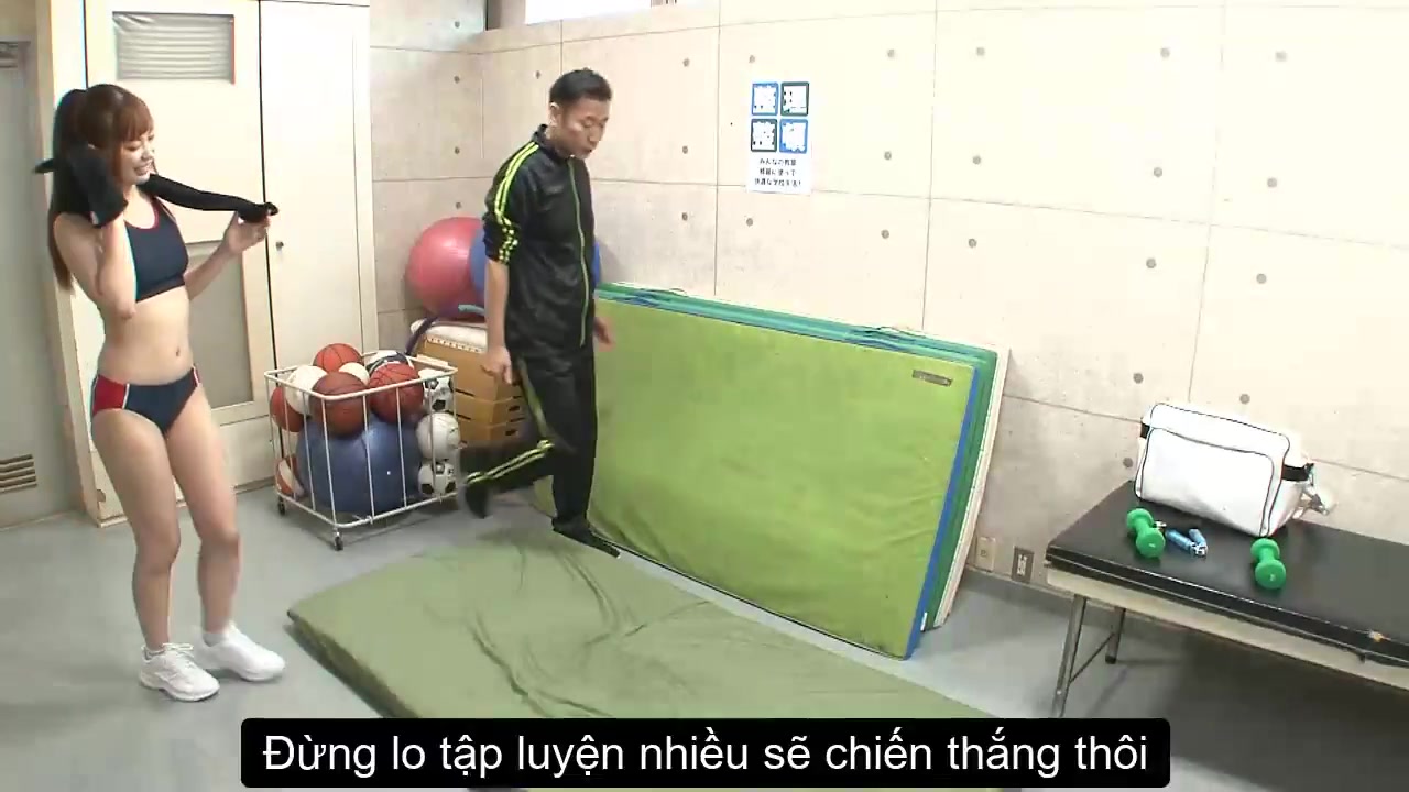 JAV HAY - Phim sex [Vietsub] Cô vợ dâm Ai Mukai ngoại tình với anh huấn luyện viên phòng Gym (Ảnh 1)