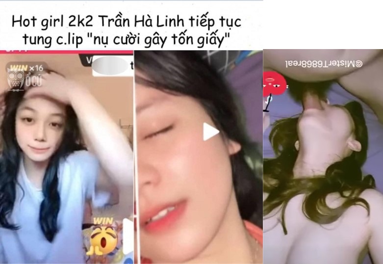 Trần Hà linh tiếp tục ra clip sex "nụ cười gây tốn giấy"