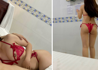 Mặc ren thế này con cặc nào chịu nổi sex việt mới